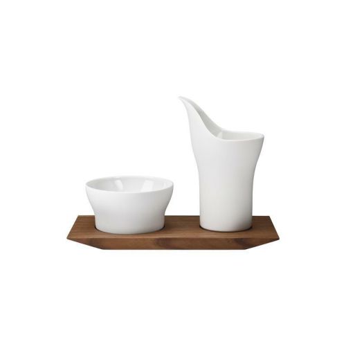 Hering Berlin Velvet #518 Cream W/ Sugar 3 Pce Set W/ Wood Tray  518_010_82