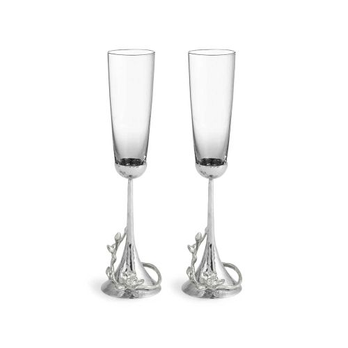 Michael Aram White Orchid Toasting Flutes Set of 2 111832
