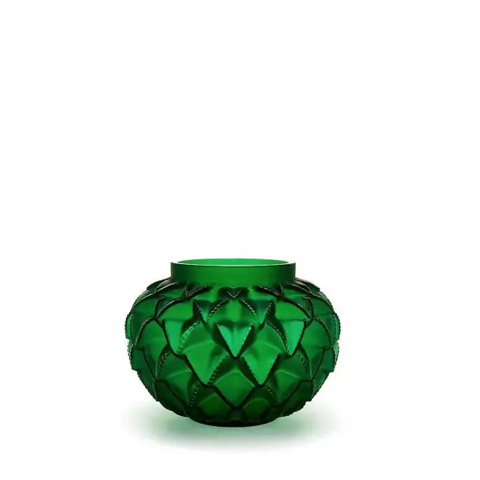 Languedoc Small Vase Green by Lalique Atkinson's Canada