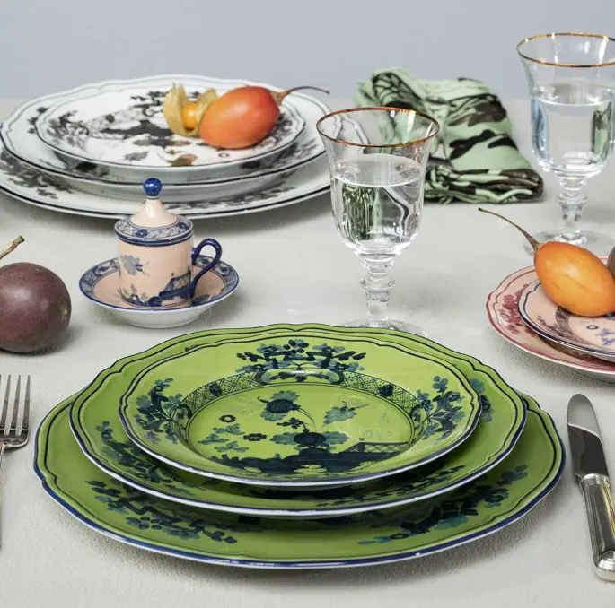Richard Ginori Oriente Italiano 皿 21cm Oriente Italiano Malachite by Ginori Atkinson's Canada