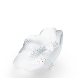 Anemone Small Sculpture Clear by Lalique