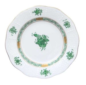 Apponyi Green Bread plate by Herend