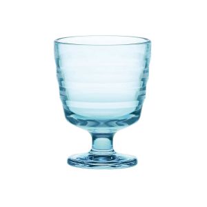 Aqua Stemmed Glass Set Of 2 by Toyo-Sasaki Glass