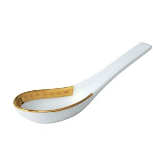 Athena Gold Chinese Spoon - by Bernardaud