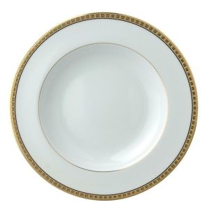 Athena Gold Rim Soup by Bernardaud