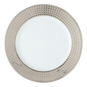 Athena Platinum Accent Salad Plate - Full Rim Design* by Bernardaud
