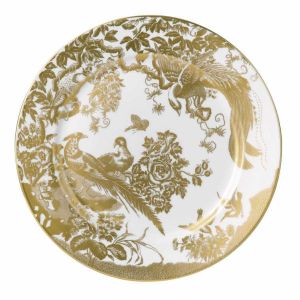 Aves Gold Service Plate by Royal Crown Derby