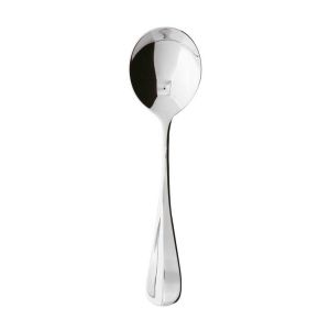 Baguette Silverplated Bouillon Spoon by Sambonet
