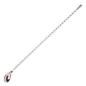 Bar Spoons Rose Gold Tear Drop 40cm by Japanese Bar Tools