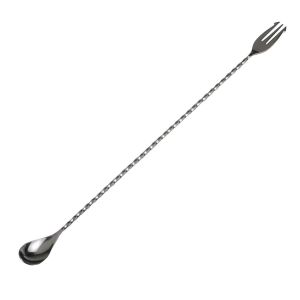 Bar Spoon Trident Stainless Steel 40 Cm by Japanese Bar Tools