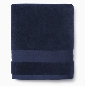 Bello Nuovo Navy Bath Towel by Sferra