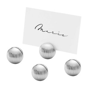 Bernadotte Table Card Holders 4 Pcs by Georg Jensen