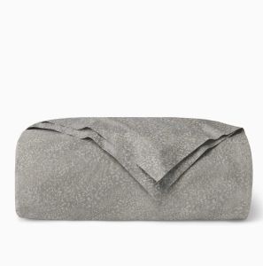 Bione Slate Full/Queen Duvet Cover by Sferra