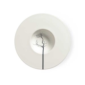 Black Forest Deep Plate Wide Rim by Dibbern