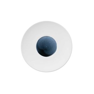 Blue Silent Coupe Plate, Small by Hering Berlin