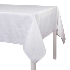 Bosphore White Tablecloth by Le Jacquard Francais