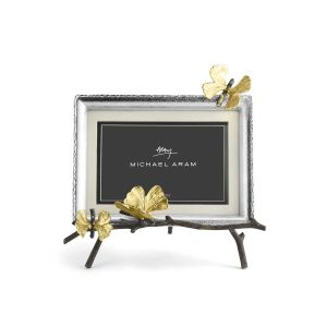 Butterfly Ginkgo Easel Frame by Michael Aram