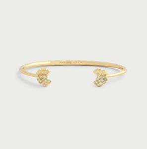 Butterfly Gold Bangle by Anabel Aram