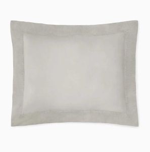 Carlotta Grey Continental Sham by Sferra