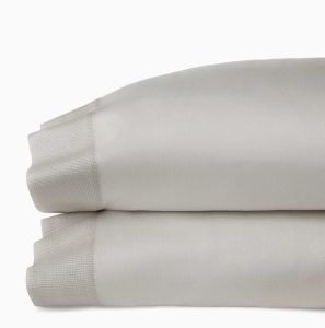 Carlotta Grey Standard Pillow Case Pair by Sferra