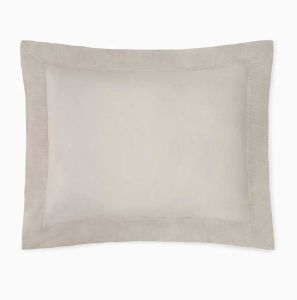 Carlotta Taupe Continental Sham by Sferra