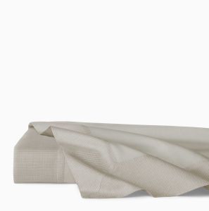 Carlotta Taupe Full Queen Flat Sheet by Sferra