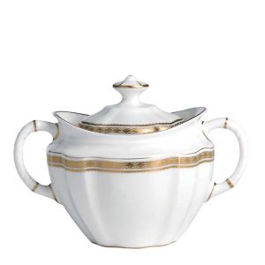 Carlton Gold Covered Sugar L/S by Royal Crown Derby