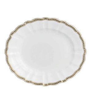 Carlton Gold Oval Dish S/S by Royal Crown Derby