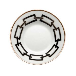 Catene Nero Coffee Saucer by Richard Ginori
