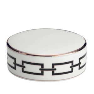 Catene Nero Round Box With Cover by Richard Ginori