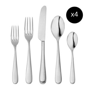 Cello 20 Piece Set (4 X Five Piece Placesetting) by Puddifoot