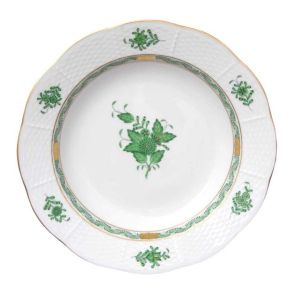 Apponyi Green Soup Plate 25cm by Herend