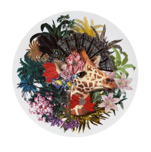 Christian Lacroix - Love Who You Want Charger Plate &quotJungle Dona Jirafa&quot by Vista Alegre