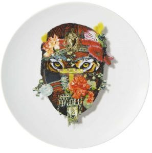 Christian Lacroix - Love Who You Want Dessert Plate &quotMister Tiger&quot by Vista Alegre