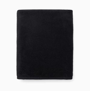 Cielo Black Bath Towel by Sferra