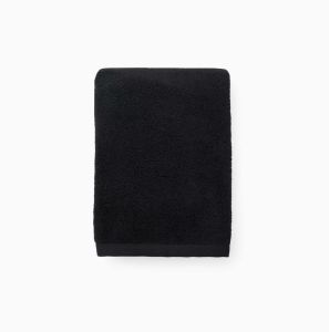 Cielo Black Hand Towel by Sferra
