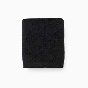 Cielo Black Wash Cloth by Sferra