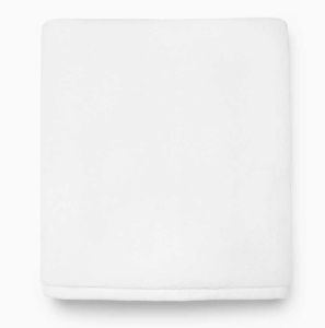 Cielo White Bath Towel by Sferra