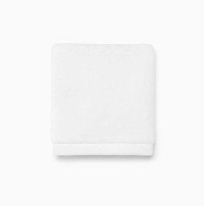Cielo White Wash Cloth by Sferra