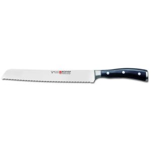 Classic Ikon Creme Bread Knife Double Serated 9in by Wusthof Trident