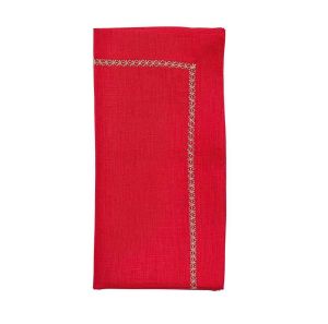 Classic Napkin Red Set Of 4 by Kim Seybert