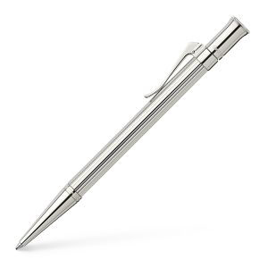 Classic Platinum Plated Ballpoint Pen by Graf Von Faber Castell