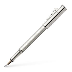 Classic Platinum Plated Fountain Pen M by Graf Von Faber Castell