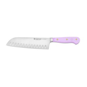 Classic Purple Yam 7&quot Hollow Gr. Santoku by Wusthof Trident