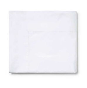 Classico White King Flat Sheet by Sferra