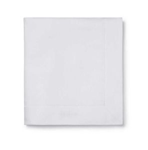 Classico White Square Tablecloth by Sferra