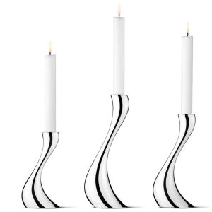 Cobra Candleholder Set 3 Pcs by Georg Jensen