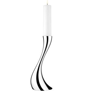 Cobra Floor Candleholder Small by Georg Jensen