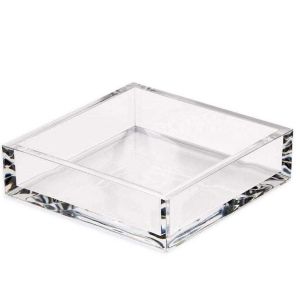 Cocktail Napkin Holder Clear Acrylic by Caspari