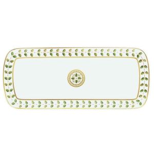 Constance Cake Platter Rectangular by Bernardaud